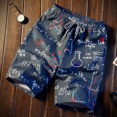 Image of Men short 16 Style Shorts Men Summer Beachwear Print Quick Dry Short Trousers Causal Drawstring Sportwear Male Shorts Plus Size
