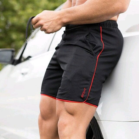 Image of Neue Männer Fitness Bodybuilding Shorts Mann Sommer Workout Männlichen Atmungsaktives Mesh Schnell Trocknend Sportswear Jogger Strand Kurze Hosen