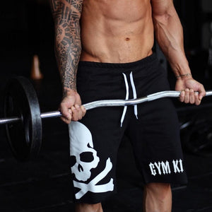 New Cotton Skull Shorts