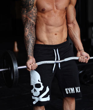 New Cotton Skull Shorts