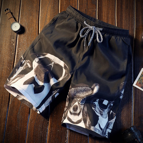 Image of Men short 16 Style Shorts Men Summer Beachwear Print Quick Dry Short Trousers Causal Drawstring Sportwear Male Shorts Plus Size